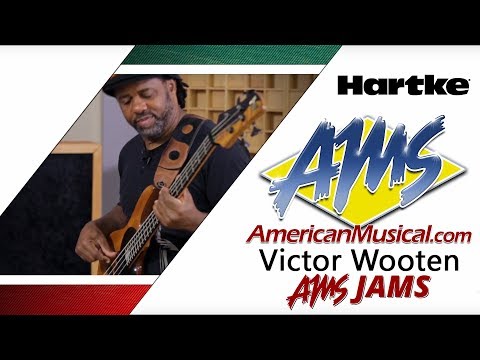 Victor Wooten Jams Bass Guitar at AmericanMusical.com with Andrew Swift - American Musical Supply