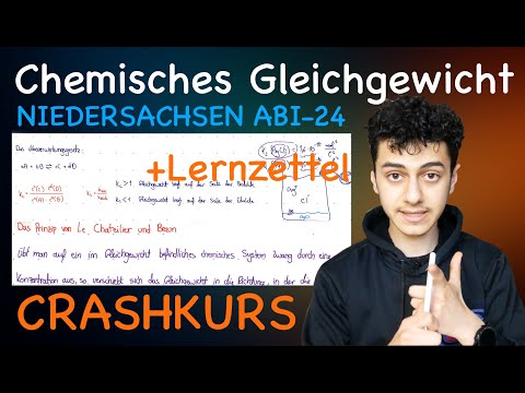 chemisches Gleichgewicht Abi-Crashkurs| Niedersachsen 24| komplette Zusammenfassung + Lernzettel