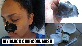 DIY Black Charcoal Mask| Does it really work? My results first time trying it!