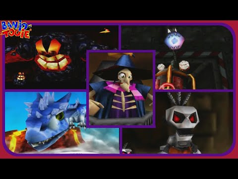 Banjo-Tooie - All Boss Encounters - NO DAMAGE!!
