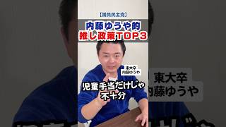 国民民主の推し政策TOP3 パート②