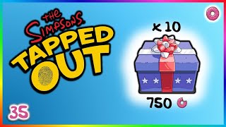 The Simpsons: Tapped Out - 750 Donuts On Mystery Boxes!
