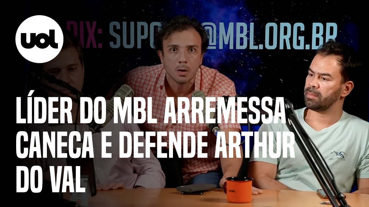 Líder do MBL se revolta com possibilidade de cassação de Arthur do Val e arremessa caneca
