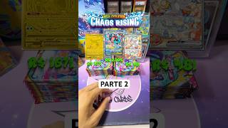 ABRINDO UMA BOOSTER BOX DE CAOS EM INGLÊS 🇺🇸😱 Parte 2 #pokemon #kingcards