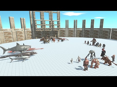 4 FACTION BATTLE ROYALE - Animal Revolt Battle Simulator