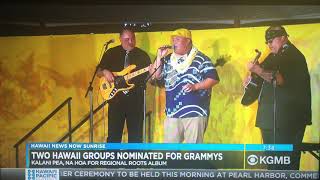 2019 Grammy Nominees Kalani Pe’a & Nā Hoa