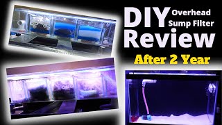 🔶DIY Overhead Sump Filter Review|Best Aquarium filter sump✅