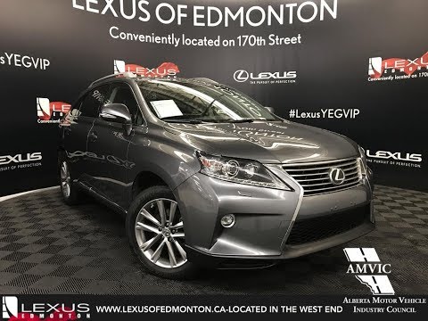 Used Gray 2015 Lexus RX 350 Sportdesign Edition Walkaround Review Stettler Alberta