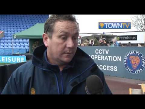 Micky Mellon pre Burton Albion home 14/15 - Town TV