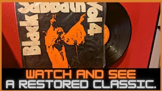 Restoration of covers for vinyl records | Black Sabbath VOL4