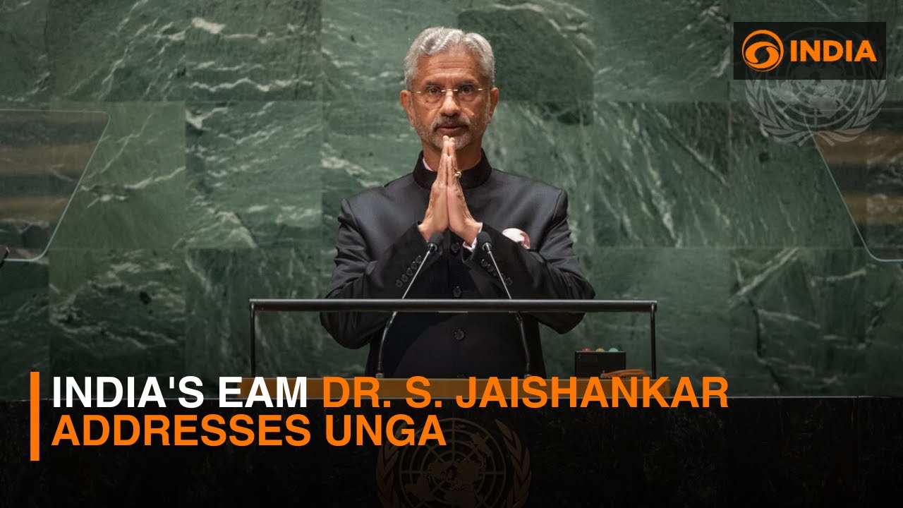 India's EAM Dr. S. Jaishankar Addresses UNGA