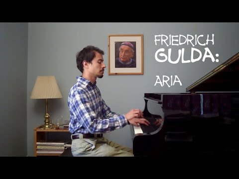 Ben Nacar plays Friedrich Gulda, Aria for solo piano