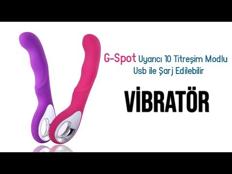 G-Spot Uyarıcı 10 Titreşim Modlu Usb ile Şarj Edilebilir Vibratör