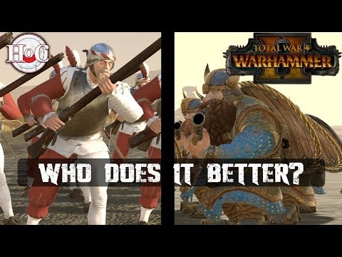 HANDGUNS VS THUNDERERS - Total War Warhammer 2 - Who Does It Better?