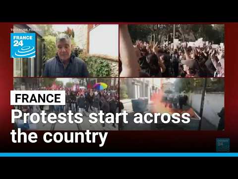 Fresh protests across France