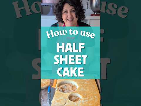 How to use our Half Sheet Cakes