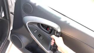 Toyota RAV4 front door panel removal