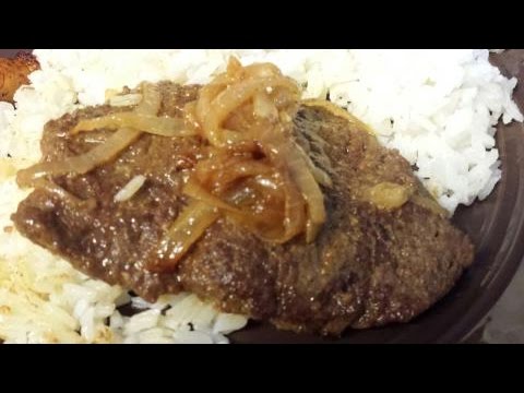 Bistec Frito con Cebolla