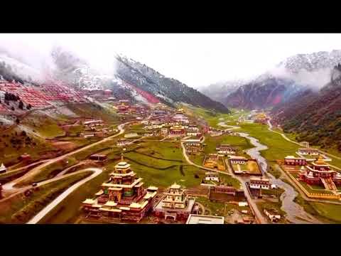 História do mosteiro de shechen, um dos seis mosteiros-mãe do Tibete.