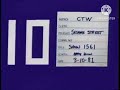 Sesame Street Show 1561 Tape Slate 1981