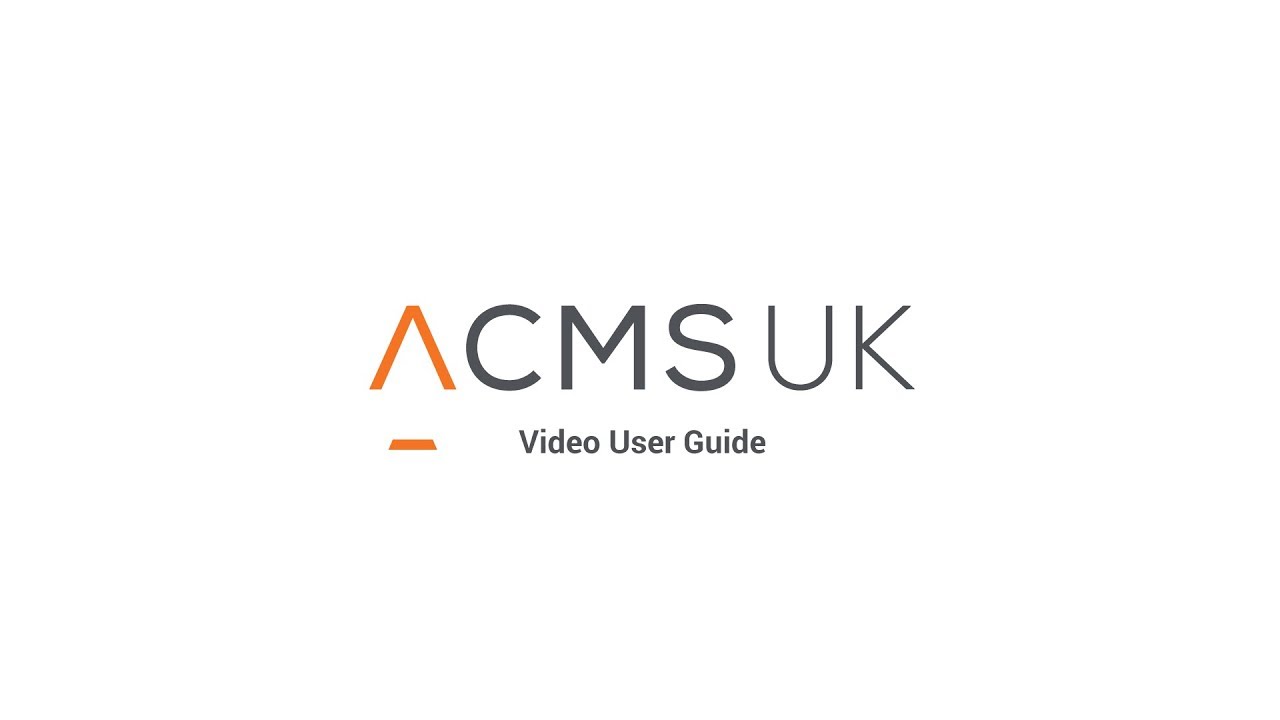 Vision Login Guide  - ACMS UK