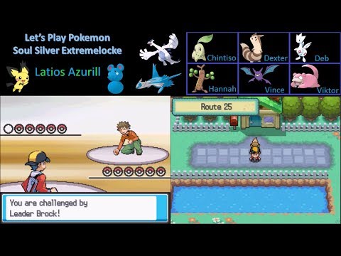 Let's Play Pokemon Soul Silver Extremelocke:  Part 28 - Hard as Brock