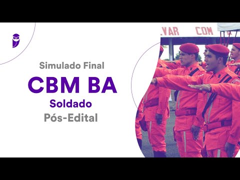Simulado Final CBM BA – Soldado - Pós-Edital - Correção