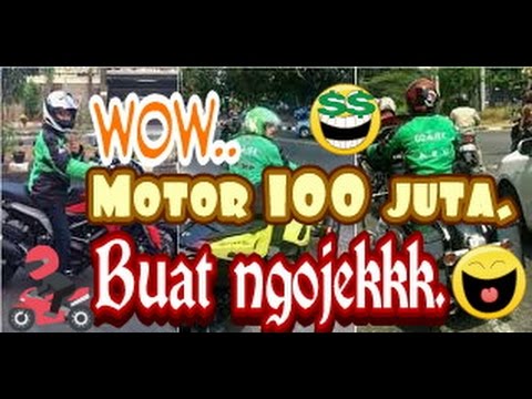 Wow! Motor Rp 100juta buat ngojek.