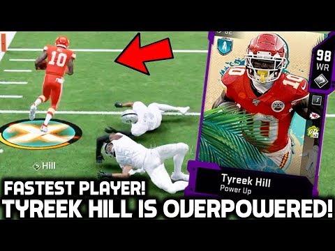 SUPER BOWL TYREEK HILL IS A MADDEN GLITCH! THE FASTEST PLAYER! Madden 20 Ultimate Team