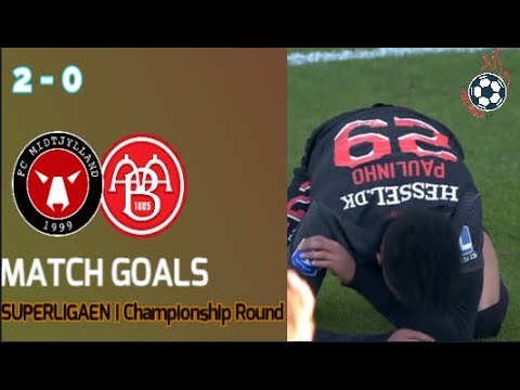 FC Midtjylland 2 - 0 Aalborg | MATCH GOALS | Superligaen 21/22 | Champ. Round