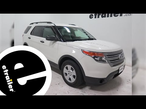 How to Set Up Your WeatherTech Side Window Rain Guards with Dark Tinting on a 2012 Ford Explorer