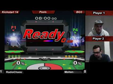 KickStart 14 Pools RadioChaos (Marth) Vs Molten (Young Link)