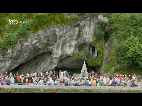 Chapelet du 11 juillet 2023 à Lourdes