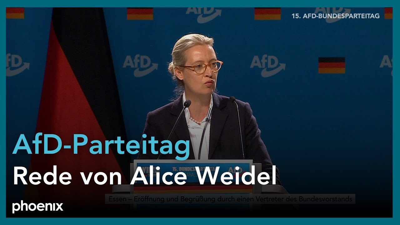 AfD-Parteitag in Essen: Eröffnungsrede von Alice Weidel (AfD-Vorsitzende) | 29.06.2024