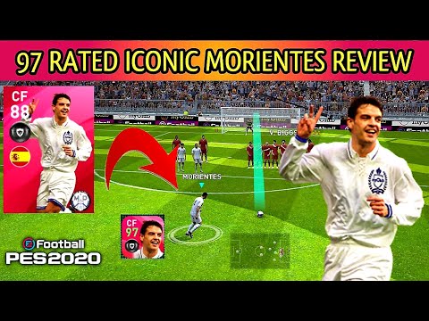 97 RATED MORIENTES REVIEW PES 2020| ICONIC LEGENDS MORIENTES PES 2020| PES TIPS WORLD |