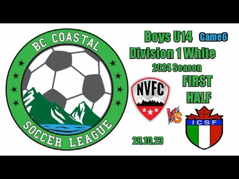 NVFC FURY D1 2010 V ICSF JUVENTUS D1 GAME6 FIRST HALF  28.10.23 BC Coastal Soccer League