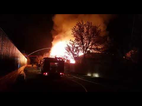 Incendiu violent la Cernavodă!