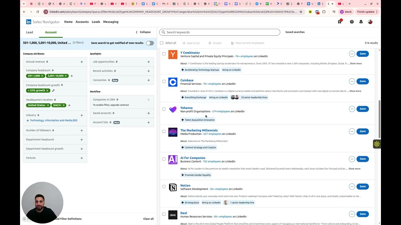 GTM Sales Engineering - Finding Prospects with LinkedIn Sales Navigator