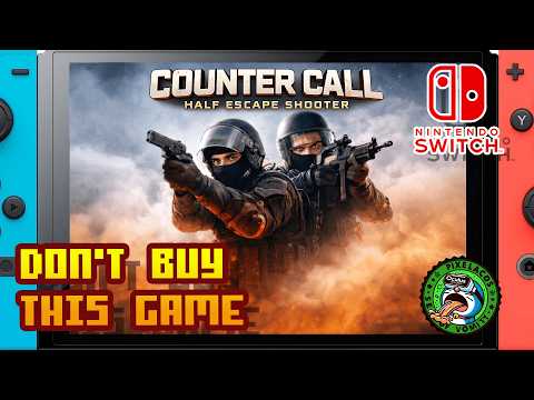 Counter Call - Half Escape Shooter - (Nintendo Switch 1) - Framerate & Gameplay - 4K