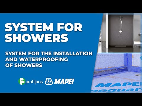 Floor-level showers | Integrated system by Mapei and Profilpas