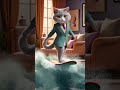 🌊 Surf’s Up! Watch This Cat Rule the Ocean! 🐱🏄‍♂️