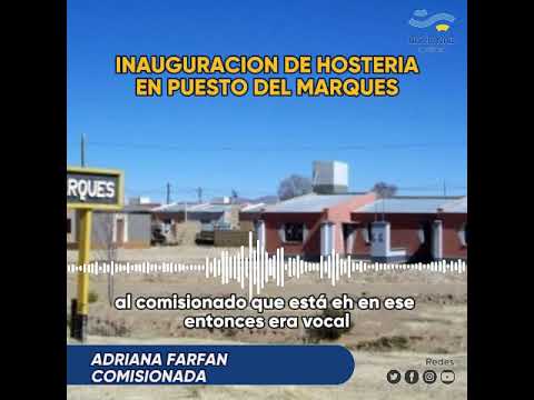 INAUGURAN HOSTERIA EN PUESTO DEL MARQUES