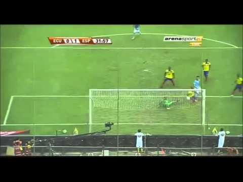 Álvaro Negredo Goal: Ecuador vs Spain (0-1) [14.08.13]