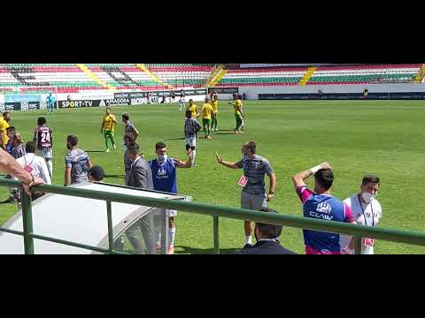 Confusão Estrela da Amadora vs Mafra 08/08/2021 2a liga