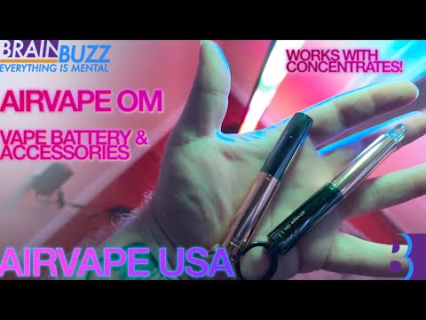 Detailed battery review: AirVape OM battery & accessories for 510 vape carts and concentrates!