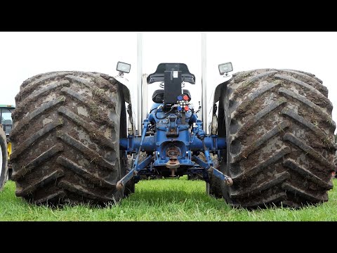 WIDE Tired Tractors getting the job done | Tractor Pullers w/ Huge & Wide Tires | Compilation