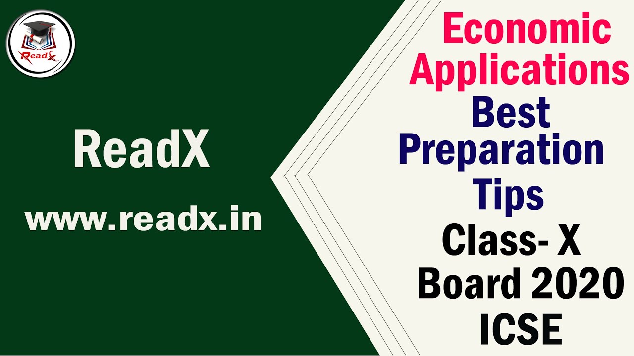 Last moment preparation tips for Economic applications | ICSE Board | Class 10 | ReadX