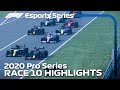 2020 F1 Esports Pro Series presented by Aramco: Race 10 Highlights