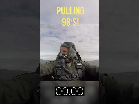 9G's! 🤘Pulling G's in an F-16 | Fighter Jet Ride Along