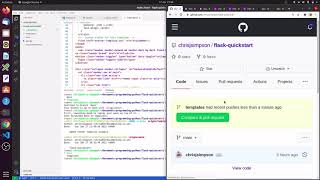 Download the video "Flask how to render template templates example using extends"